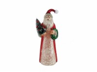 Holiday Home Plastic & Glass Santa Decoration 8 Inch Perspective: Main