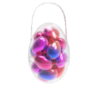 Holiday Home Ombre Metallic Fill Eggs Perspective: Main