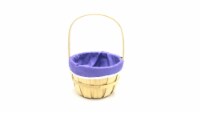 Holiday Home Solid LIned Easter Basket - Bright Purple Perspective: Main