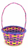 Holiday Home Confetti Band Basket - Purple Perspective: Main