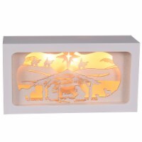 Holiday Home LED Wooden Nativity Scene Cutout Decor - White Perspective: Main