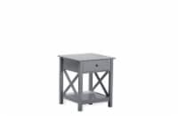 EL2 by Everyday Living X Frame Gray End Table Perspective: Main