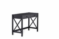 EL2 by Everyday Living Wooden X-Frame Black Desk