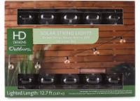 HD Designs Outdoors® 20-Bulb LED Solar Light String Perspective: Main