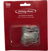 Holiday Home™ Christmas Ornament Hooks - 100 Pack - Silver
