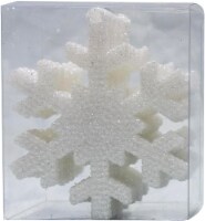 Holiday Home Shatterproof Snowflake Ornaments - White Perspective: Main