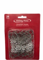 Holiday Home Ornament Hooks - 24 Pack - Silver Perspective: Main