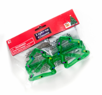 Holiday Home Light-Up Glitter Christmas Tree Glasses - Green Perspective: Main