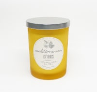 HD Designs Mediterranean Citrus Jar Candle - White Perspective: Main
