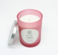 HD Designs Jar Candle Pink Amber Perspective: Main
