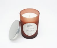 HD Designs Frosted Cinnamon Jar Candle Perspective: Main