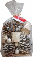 Holiday Home Pinecones and Birch Potpourri - Brown/White Perspective: Main