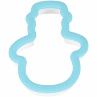 Holiday Home Snowman Grippy Cookie Cutter - Blue