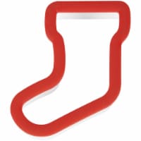 Holiday Home Stocking Grippy Cookie Cutter - Red