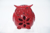 The Joy of Gardening Solar Ceramic Owl Perspective: Main