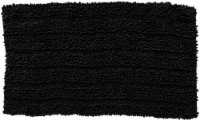 EDL Black Noodle Bath Rug 17x24