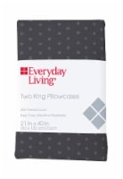 Everyday Living® 200 Thread Count Compass Stitch Pillow Cases - 2 Pack Perspective: Main