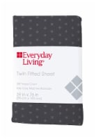 Everyday Living® 200 Thread Count Compass Stitch Fitted Sheet Perspective: Main