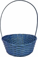 Holiday Home® Round Easter Basket - Blue Perspective: Main