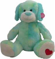 Holiday Home Giant Plush Tie-Dye Dog - Green Perspective: Main