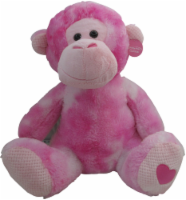 Holiday Home Giant Plush Tie-Dye Monkey - Pink Perspective: Main