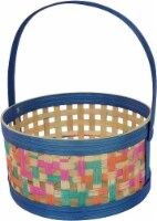 Holiday Home® Round Open Weave Easter Basket Perspective: Main