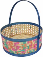 Holiday Home® Round Open Weave Easter Basket Perspective: Main