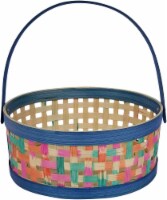 Holiday Home® Oval Open Weave Easter Basket Perspective: Main