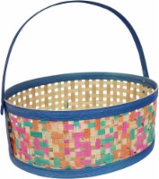 Holiday Home® Oval Open Weave Easter Basket Perspective: Main