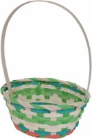 Holiday Home® Oval Weave Easter Basket - White Perspective: Main