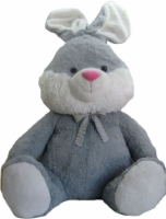 Holiday Home Jumbo Plush Bunny - Gray/White Perspective: Main