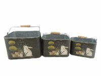 Holiday Home Bunny Easter Tin Bucket Perspective: Main