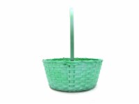 Holiday Home Bamboo Basket - Pearl Green Perspective: Main
