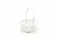 Holiday Home Round Willow Easter Basket - White Perspective: Main