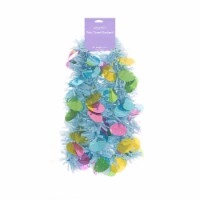Holiday Home® Jumbo Blue Tinsel Garland Perspective: Main