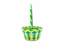 Holiday Home Bamboo Basket - Green Perspective: Main