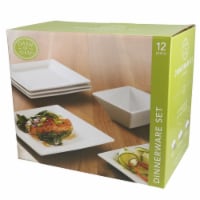Dash of That™ Square Dinnerware Set - White Perspective: Main