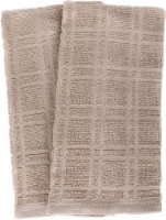 Everyday Living Solid Waffle Kitchen Towels - Light Gray