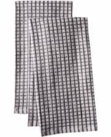 Everyday Living Coordinate Woven Kitchen Towel Set - Charcoal/White