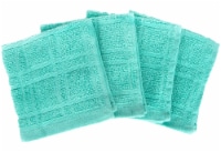 Everyday Living Solid Dish Cloths - Teal