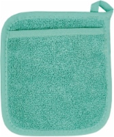 Everyday Living Teal Terry Pocket Oven Mitt