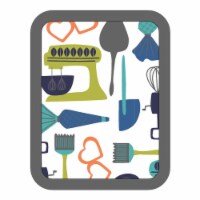 Everyday Living Kitchy Kitchen Gray Pocket Oven Mitt