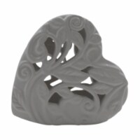 Holiday Home® Ceramic Heart Decor - White Perspective: Main