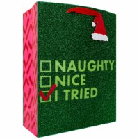 Holiday Home Large Sassy Naughty Gift Bag Perspective: Main