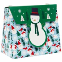 Holiday Home Snowman Gift Bag Perspective: Main