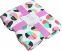 HD Designs® Holiday Easter Eggs Print Throw Blanket Perspective: Main