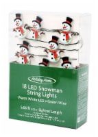 Holiday Home 18 LED Snowman String Lights Perspective: Main