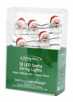 Holiday Home 18 LED Santa String Lights Perspective: Main