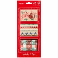 Holiday Home® Comfort and Joy Adhesive Gift Tags Perspective: Main