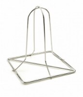 HD Designs Grill Folding Chicken Rack - Stainless Steel Perspective: Main